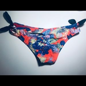Tropical Print Bikini Bottoms